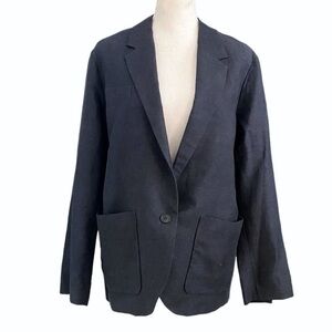 Isabel Marant Etoile Navy Linen Cotton Blend